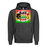 Charcoal Heather Black mother leader Zipper Hoodie - Zillion Design Studio