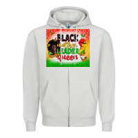 Dove Grey Black mother leader Zipper Hoodie - Zillion Design Studio