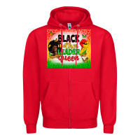 Red Black mother leader Zipper Hoodie - Zillion Design Studio