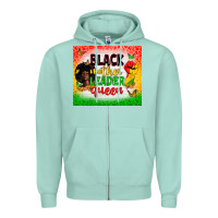 Seafoam Black mother leader Zipper Hoodie - Zillion Design Studio