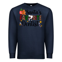 Navy santa's favorite dentist Premium Sweatshirt - AdoDesignShop