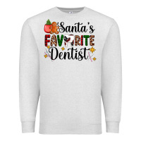 Oatmeal Heather santa's favorite dentist Premium Sweatshirt - AdoDesignShop