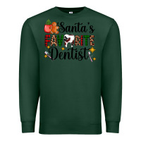 Sports Green santa's favorite dentist Premium Sweatshirt - AdoDesignShop