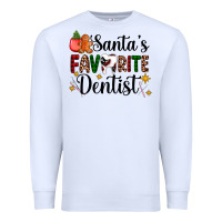 White santa's favorite dentist Premium Sweatshirt - AdoDesignShop