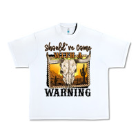 White should've come with a warning Urban Heavy Tee - MaliasSmallBusiness