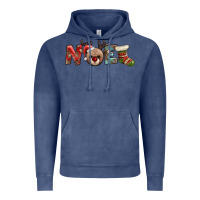 Vintage Denim noel with sock and reindeer Vintage Hoodie - AdoDesignShop