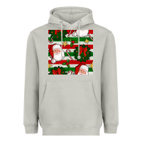 Moon Dust christmas  santa clause and ornaments seamless  pattern Heavyweight Hoodie - BundleAndBundleShop