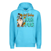 Ocean Blue not today heifer cow gnome Premium Hoodie - MaliasSmallBusiness