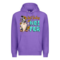Purple not today heifer cow gnome Premium Hoodie - MaliasSmallBusiness