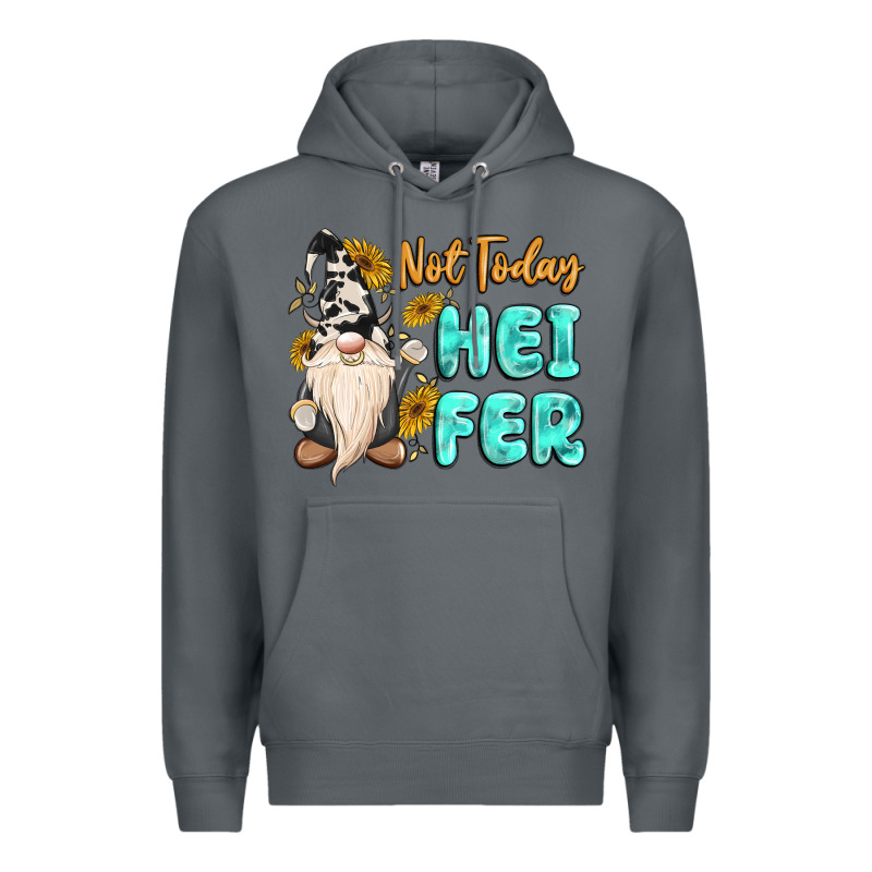 Not Today Heifer Cow Gnome Premium Hoodie by MaliasSmallBusiness | Teevron