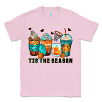 Bubblegum Pink tis' the season basketball coffee cups Classic Tee - Zillion Design Studio