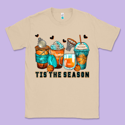 Tis' The Season Basketball Coffee Cups Classic Tee Designed By Zillion Design Studio