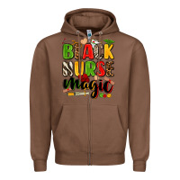 Chestnut Black Nurse magic juneteenth Zipper Hoodie - Zillion Design Studio