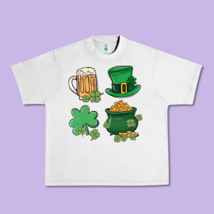 Pot Of Gold Urban Heavy Tee Designed By Maliassmallbusiness