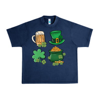 Navy pot of gold Urban Heavy Tee - MaliasSmallBusiness