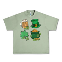 Oil Green pot of gold Urban Heavy Tee - MaliasSmallBusiness