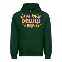 Forest Green in my delulu era Urban Hoodie - MaliasSmallBusiness