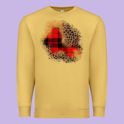 Christmas Patch Premium Sweatshirt Designed By Jahusdesignshop