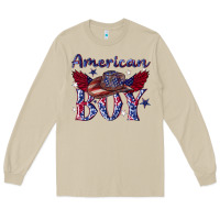 Mushroom American boy with cowboy Long Sleeve Tee - texasbilliewilder