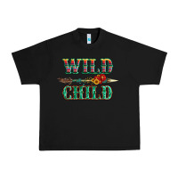 Black wild chıld serape sunflower and gemstone with arrow Urban Heavy Tee - Artiststas