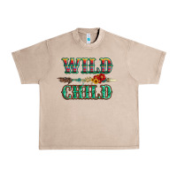 French Oak wild chıld serape sunflower and gemstone with arrow Urban Heavy Tee - Artiststas