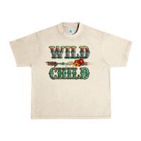 Sandshell wild chıld serape sunflower and gemstone with arrow Urban Heavy Tee - Artiststas