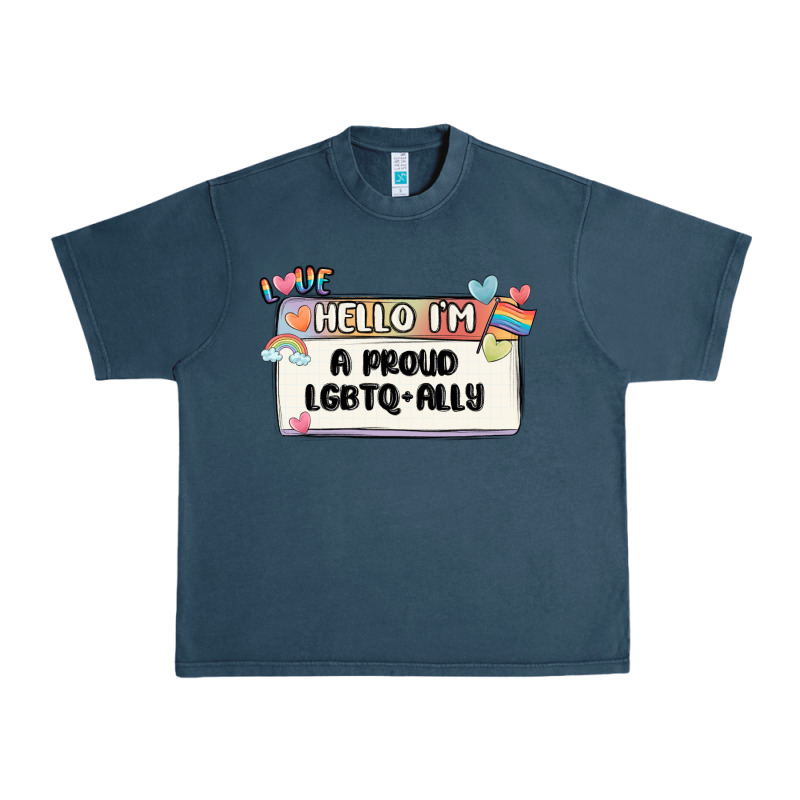 Proud Ally Urban Heavy Tee by MaliasSmallBusiness | Teevron