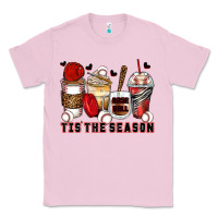 Bubblegum Pink tis' the season baseball coffee cups Classic Tee - Zillion Design Studio