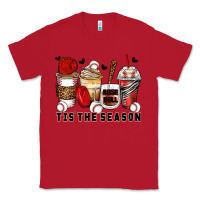 Red tis' the season baseball coffee cups Classic Tee - Zillion Design Studio