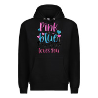 Black pink or blue big sister loves you Premium Hoodie - MaliasSmallBusiness