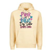 Pina Colada pink or blue big sister loves you Premium Hoodie - MaliasSmallBusiness