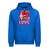 Cobalt love is in the air with gnomies Urban Hoodie - NancyCooperArtShop