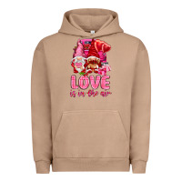 Pigment Burro love is in the air with gnomies Urban Hoodie - NancyCooperArtShop