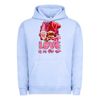 Pigment Grape Ice love is in the air with gnomies Urban Hoodie - NancyCooperArtShop