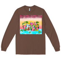 Chestnut beach summer coffee cups Long Sleeve Tee - Zillion Design Studio