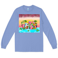 Colony Blue beach summer coffee cups Long Sleeve Tee - Zillion Design Studio
