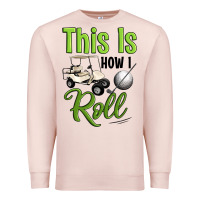 Pale Pink this is how i roll Premium Sweatshirt - Artiststas