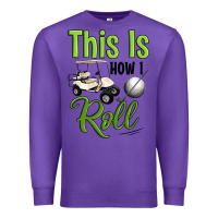 Purple this is how i roll Premium Sweatshirt - Artiststas