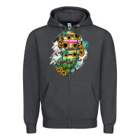 Smoke New jersey State Map Zipper Hoodie - RanaPortraitStore