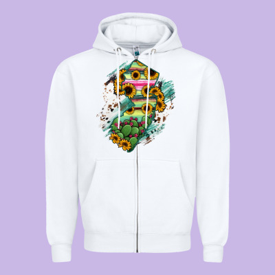 New Jersey State Map Zipper Hoodie Designed By Ranaportraitstore
