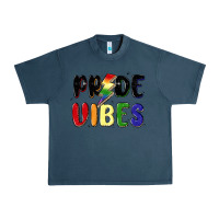 Midnight Navy pride vibes Urban Heavy Tee - MaliasSmallBusiness