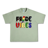Oil Green pride vibes Urban Heavy Tee - MaliasSmallBusiness