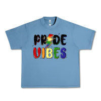 Pebble Blue pride vibes Urban Heavy Tee - MaliasSmallBusiness