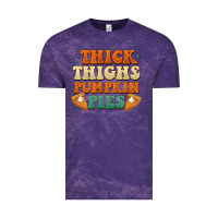 Cloud Purple thick thighs pumpkin pies Vintage Tee - BarkalooDesign