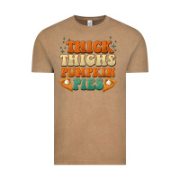 Vintage Coffee thick thighs pumpkin pies Vintage Tee - BarkalooDesign