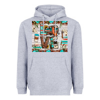 Heather Grey love camp Heavyweight Hoodie - JahusDesignShop