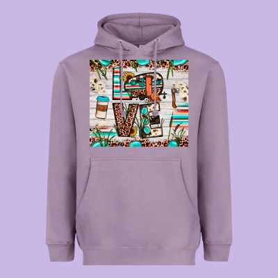 Love Camp Heavyweight Hoodie Designed By Jahusdesignshop