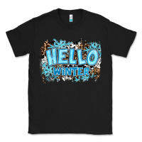 Black hello winter Classic Tee - RanaPortraitStore