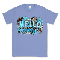 Colony Blue hello winter Classic Tee - RanaPortraitStore