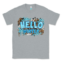 Heather Grey hello winter Classic Tee - RanaPortraitStore